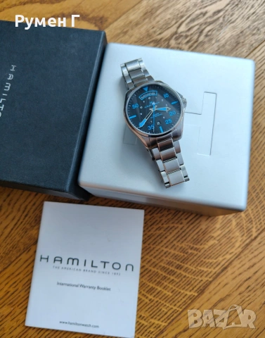 Като нов фул сет Hamilton Khaki Aviation Day Date Air Zermatt Special Edition, снимка 8 - Мъжки - 54988641