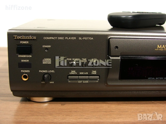CD плеър   Technics sl-ps770a /1 , снимка 5 - Ресийвъри, усилватели, смесителни пултове - 54215310