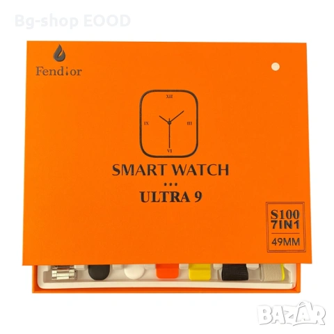 Смарт часовник 7в1, Smart watch ULTRA, Спортен часовник за мъже и жени, снимка 8 - Смарт часовници - 54386865
