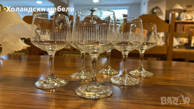 Кристални чаши, снимка 2 - Чаши - 54701730