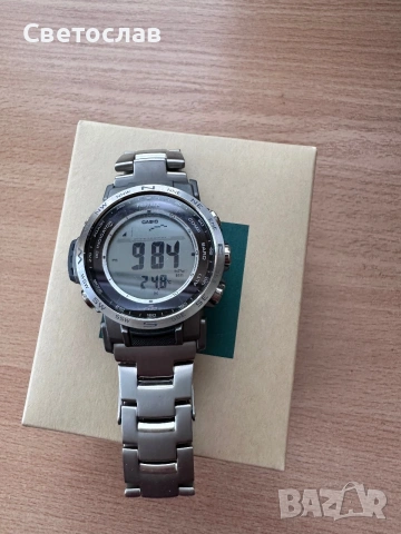 Часовник Casio Pro Trek PRW-35TLD-7JF Solar, снимка 5 - Мъжки - 54982254