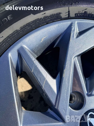 Джанти алуминиеви 5x114.3 16 цола 6.5J, ET46 с гуми 205/55/16 от Hyundai Elantra 7, 1.6 MPI двигател, снимка 10 - Гуми и джанти - 54114300