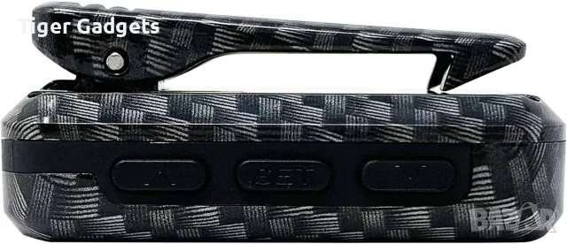 Gymboss Charge интервален таймер, водоустойчив, Black Carbon Hardcoat, снимка 3 - Спортна екипировка - 55595692