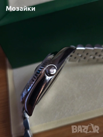 Rolex Datejust 41 mm Fluted Bezel Jubilee Bracelet Rhodium Dial, снимка 8 - Мъжки - 55087466