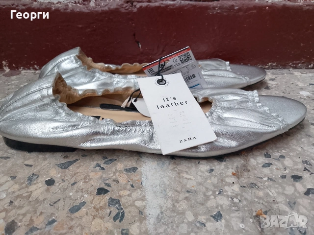 Нови дамски мокасини от естествена кожа 39 номер, снимка 2 - Дамски ежедневни обувки - 54992335