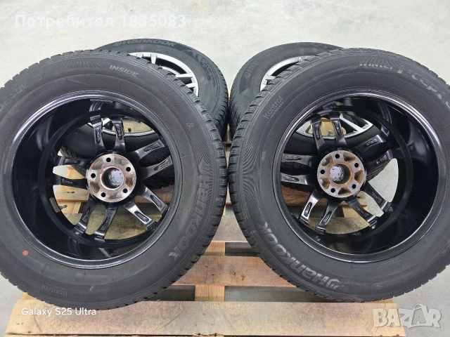 Лети джанти 17ки 5х114.3 Renault + зимни гуми 225/65/17 Hankook, снимка 8 - Гуми и джанти - 54442030
