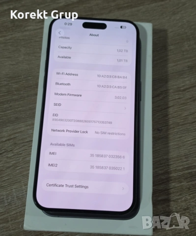 Apple iPhone 15 Pro Max 1TB, снимка 5 - Apple iPhone - 54062996