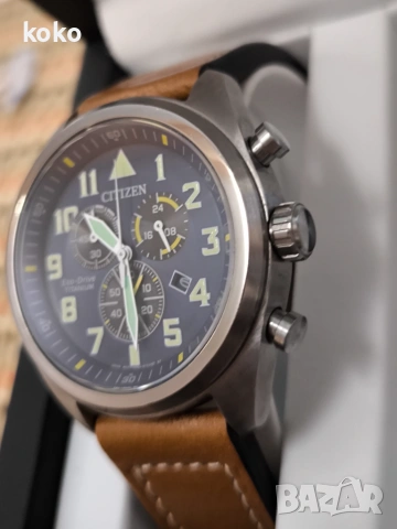Часовник Citizen Ecodrive Titanium , снимка 6 - Мъжки - 55173928