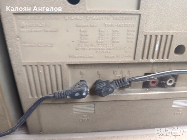 Hitachi TRK 9000W, снимка 7 - Радиокасетофони, транзистори - 54893117