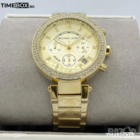 Michael Kors MK5354 Parker Gold Chronograph, снимка 2 - Дамски - 38810665