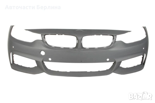Предна броня с 6 отвора за парктроник с отвори за халогени за BMW 4 BLIC