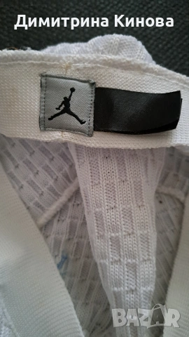 Бяла бейзболна шапка Air Jordan Nike, снимка 2 - Шапки - 54053222