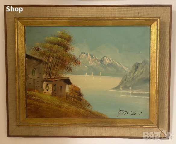 Антична картина с рамка 🎨