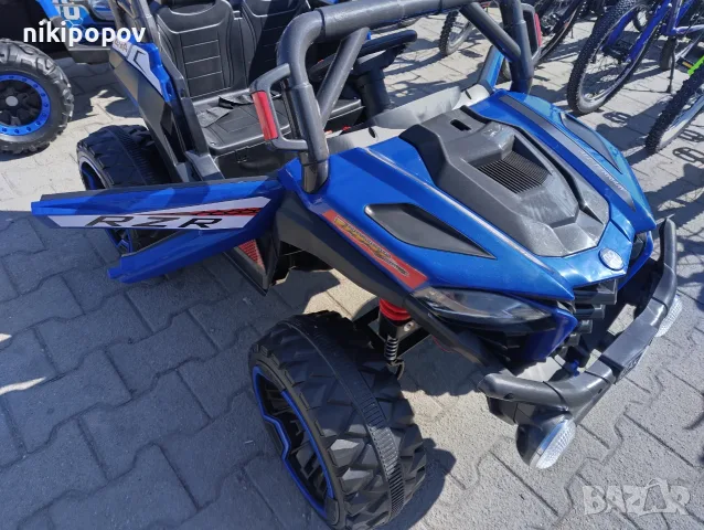 SAFARI двуместен акумулаторен джип JAKARTA 4x4 син, снимка 9 - Коли, камиони, мотори, писти - 55440276