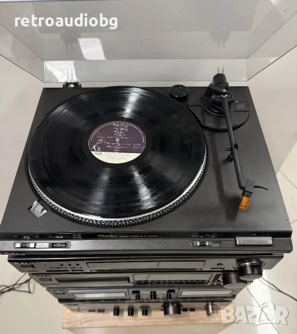 🔊Ретро аудио сет TECHNICS - усилвател, двукасетъчен дек, CD плеър, тунер + грамофон🔉, снимка 5 - Аудиосистеми - 55486880
