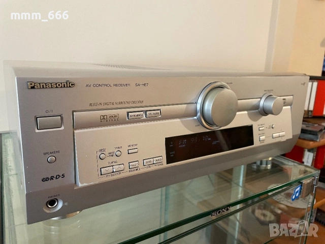 Ресивър Panasonic, снимка 3 - Ресийвъри, усилватели, смесителни пултове - 54092464