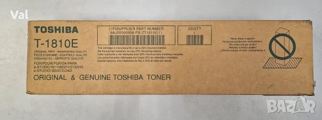 Оригинална тонер касета Toshiba Black T-1810E, снимка 4 - Други - 55329936