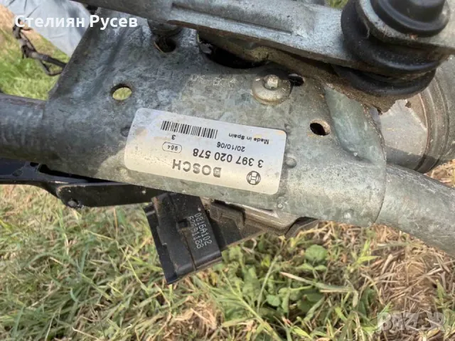 механизъм моторче чистачки bosch 3 397 020 578 за peugeot 206  1.4 hdi 67кс  - цена 35 евро  моторче, снимка 5 - Части - 55314750
