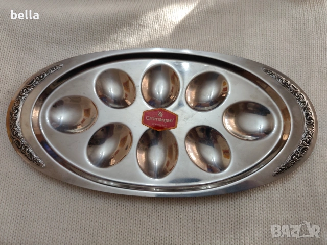 Винтидж плато за яйца WMF Cromargan Germany