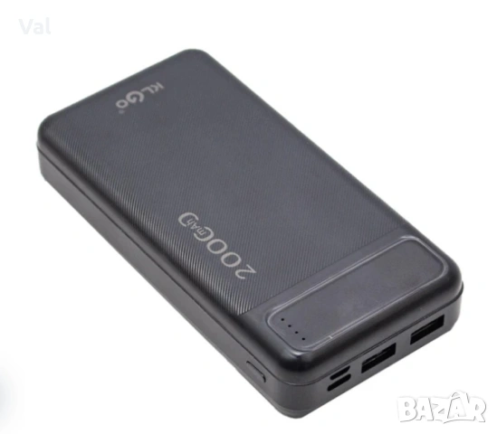 Преносима батерия KLGO 20000mAh Power Bank KP-21, снимка 3 - Външни батерии - 54785701