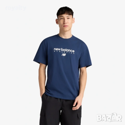 Мъжка Оригинална Тениска New Balance Linear Graphic
