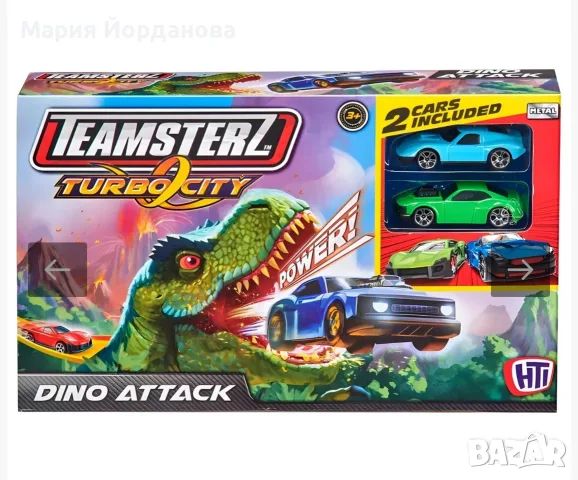 Състезателна писта Shark Attack Turbo с 2 коли Teamsterz