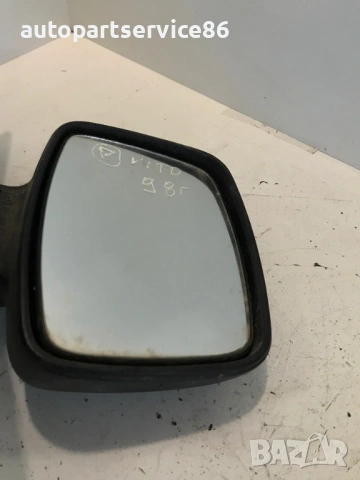 Дясно странично огледало, черно RHD за Mercedes W638 Vito (1999) 202242 , снимка 2 - Части - 53960954
