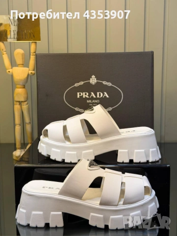 Prada дамски чехли, снимка 5 - Чехли - 53982332