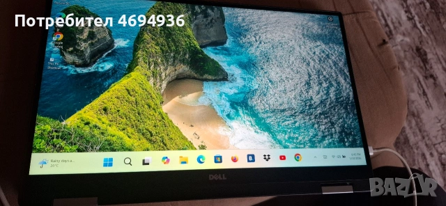 DELL XPS 13 9365 2-in-1 Touchscreen | i7-7Y75 8GB RAM 512GB SSD | QHD+ Backlit, снимка 4 - Лаптопи за работа - 54542274