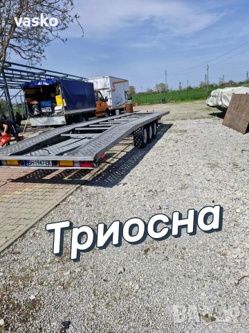 Двойна Платформа 2018г, снимка 3 - Ремаркета - 54357731