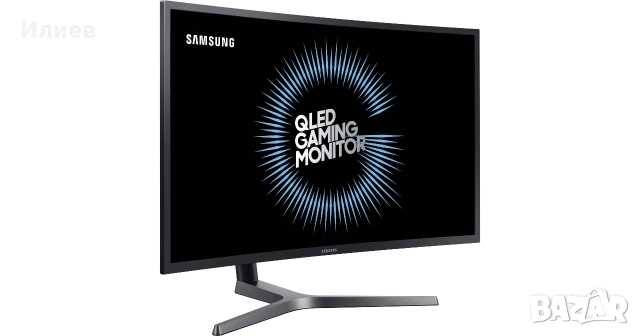 Геймърски извит монитор Samsung QLED Gaming Monitor 32" (Пълен Комплект с Кутия)