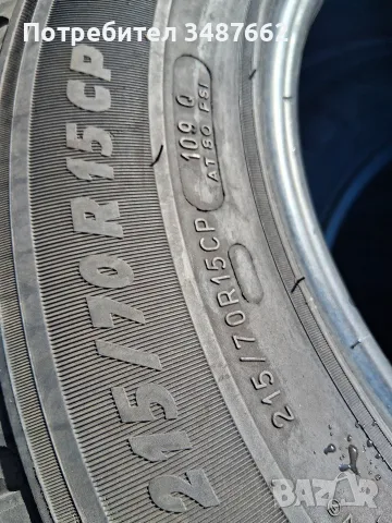 215 70 15 С за БУС Мишелин 4бр всесезонни , снимка 6 - Гуми и джанти - 55628457