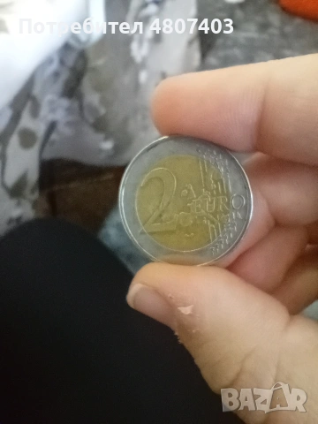 евро монета(германска) с буква G