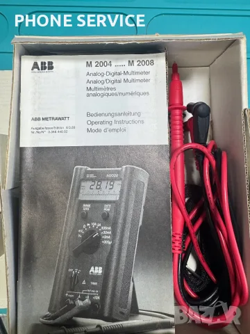 ABB Metrawatt M2008 професионален мултицет  TRMS, снимка 4 - Ремонт на друга електроника - 55507110