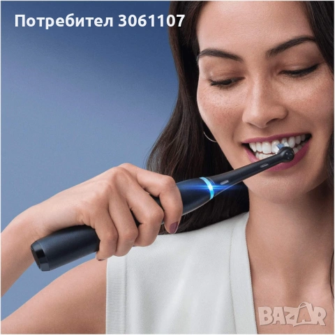 Акумулаторна електрическа четка за зъби Oral-B iO Series 8s с 1 дръжка и изкуствен интелект, черна, снимка 9 - Други - 54519688