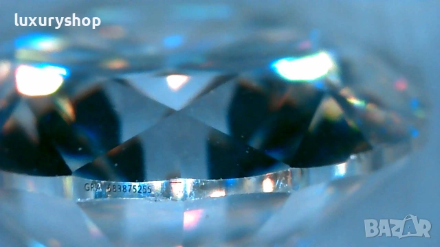 Диамант, Moissanite Brilliance, със сертификат, гравиран номер на камъка -50 ЕВРО - 2 карата