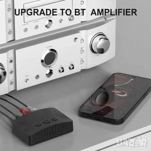 Безжичен Bluetooth 5.3 Аудио Приемник и Предавател R20 с RCA, AUX и USB порт, снимка 7 - Други - 54364670