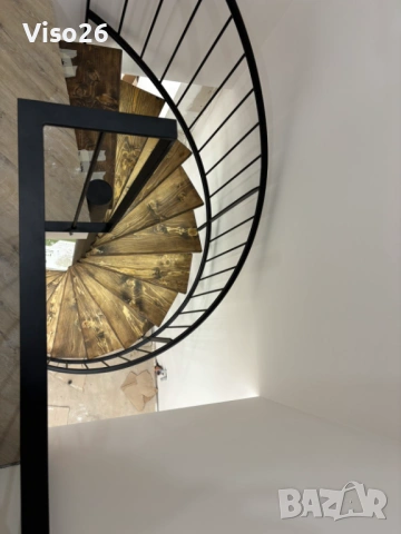 Вътрешна вита стълба с LED осветление, снимка 5 - Монтажи - 54202784