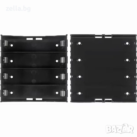 Комплект от 2 броя държачи за 18650 батерии – 4 слота, 3.7V, за серийно/паралелно свързване 10487, снимка 8 - Друга електроника - 54706401