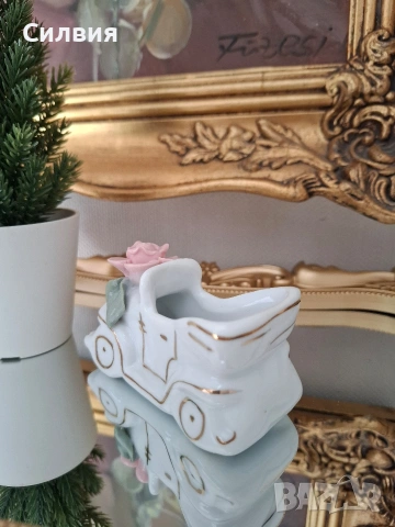 Порцеланова миниатюра- кола, снимка 8 - Статуетки - 54172230