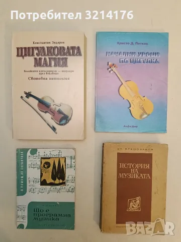История на музиката - Стоян Брашованов