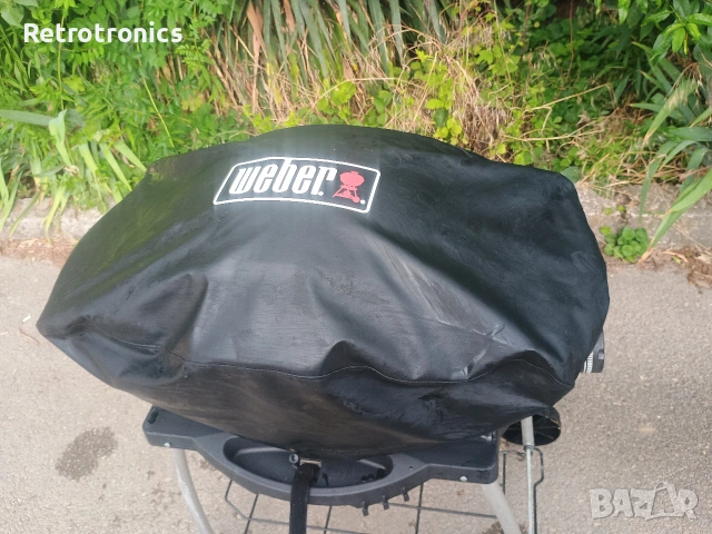 Газово барбекю Weber Q 2200 с оригинална количка и покривало – Отлично състояние, снимка 10 - Барбекюта - 55228377
