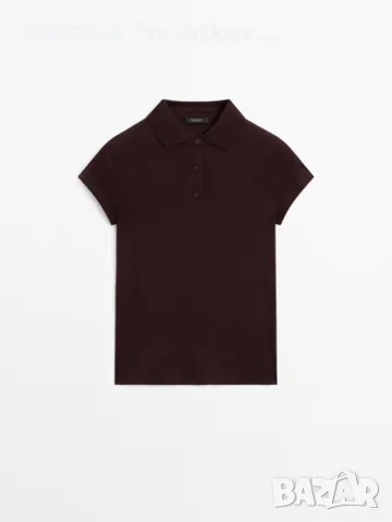 Massimo Dutti блузи с якичка и къс ръкав (от кашмир) - Размер XS, снимка 10 - Тениски - 55554853