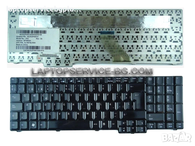 Клавиатура ACER EXTENSA 5635G 5635Z 5635 5635ZG 7220 7620 KB.INT00.105, снимка 2 - Части за лаптопи - 55052741