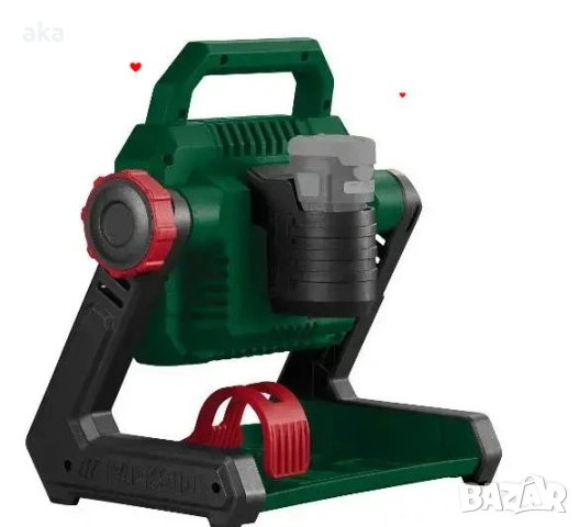 LED прожектор Parkside PLSA 20-LI A1, 20 диода, 2 интензитета, зах, с адаптер12V/20V или 230V       , снимка 6 - Друга електроника - 54756083