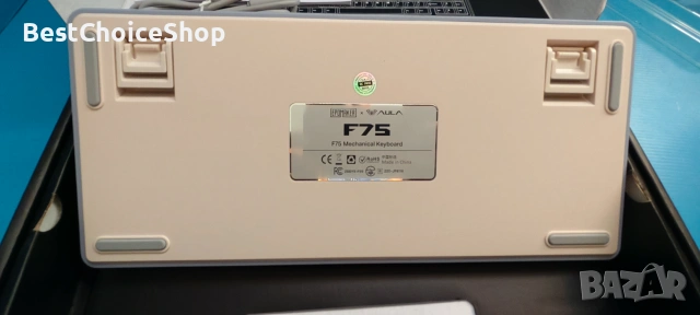 Механична гейминг клавиатура Gaming Aula F75 Black, Hotswap RGB Gasket, Wireless, снимка 4 - Клавиатури и мишки - 54873461