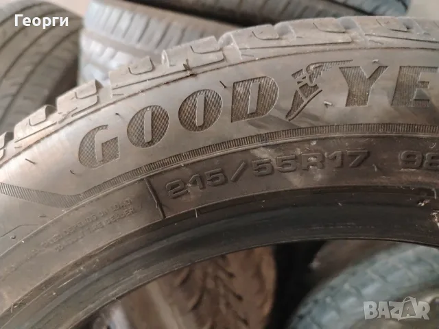 4бр. зимни гуми 215/55/17 Goodyear, снимка 5 - Гуми и джанти - 55341559