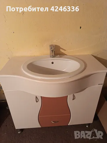 Шкаф с мивка. За баня 