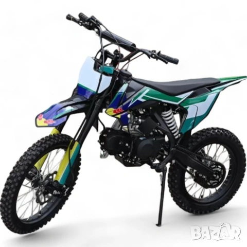 Бензинов Офроуд Кросов Мотор DIRT BIKE 125сс, Джъмбо Гуми, 85км/ч, 7KW