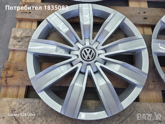 Оригинални тасове VW 17 цола, снимка 3 - Аксесоари и консумативи - 54396220